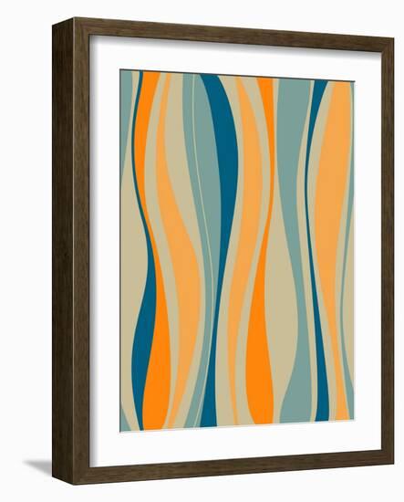 1970S Retro Background-Alisa Foytik-Framed Art Print