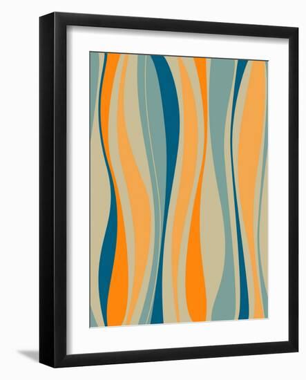 1970S Retro Background-Alisa Foytik-Framed Art Print