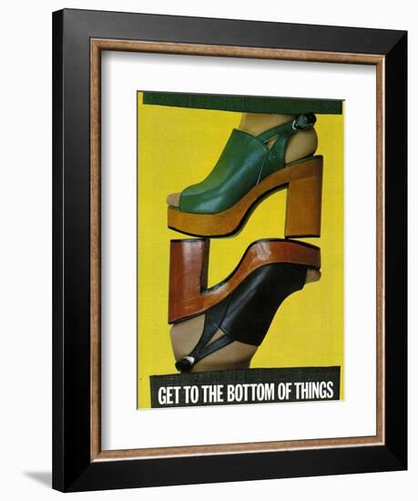 1970s USA Tempos Magazine Advertisement-null-Framed Giclee Print