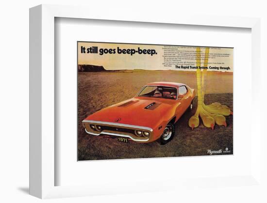 1971 Chrysler Plymouth 383-null-Framed Premium Giclee Print