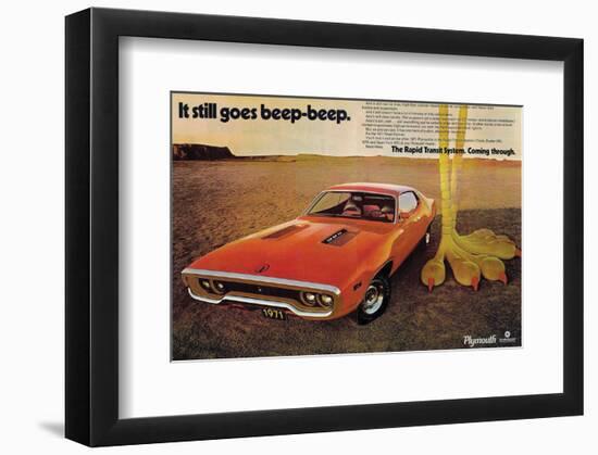 1971 Chrysler Plymouth 383-null-Framed Art Print