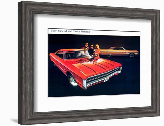 1971 Plymouth Fury GT &Hardtop-null-Framed Art Print