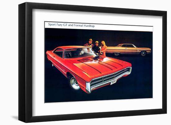 1971 Plymouth Fury GT &Hardtop-null-Framed Art Print