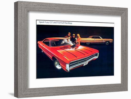 1971 Plymouth Fury GT &Hardtop-null-Framed Art Print