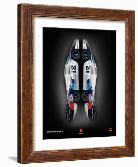 1971 Porsche 917 Martini Rossi II-NaxArt-Framed Art Print