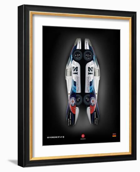 1971 Porsche 917 Martini Rossi II-NaxArt-Framed Art Print