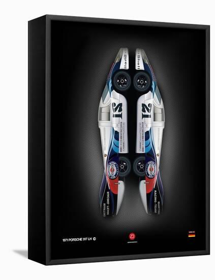 1971 Porsche 917 Martini Rossi II-NaxArt-Framed Stretched Canvas