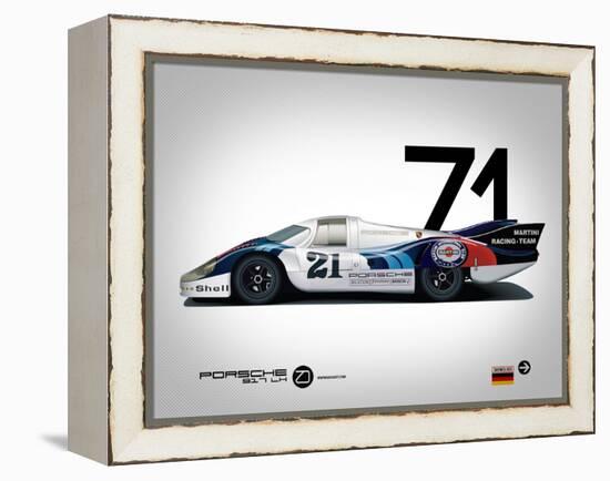 1971 Porsche 917 Martini Rossi-NaxArt-Framed Stretched Canvas