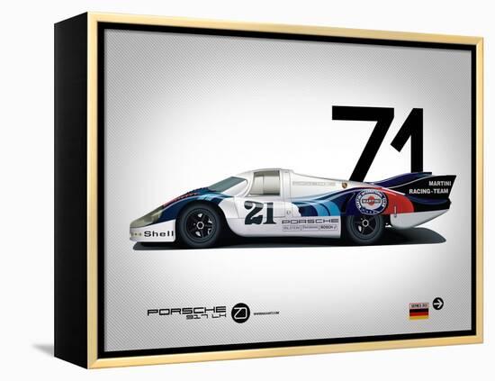 1971 Porsche 917 Martini Rossi-NaxArt-Framed Stretched Canvas