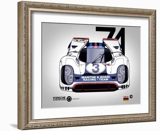 1971 Porsche 917-NaxArt-Framed Art Print