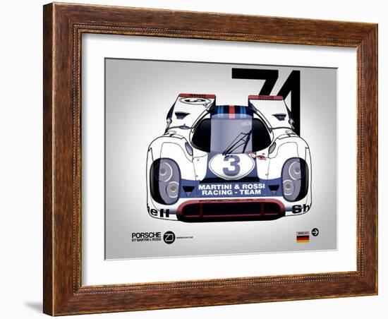 1971 Porsche 917-NaxArt-Framed Art Print