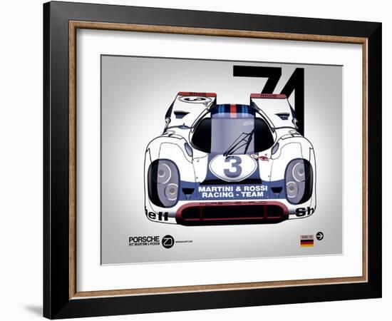 1971 Porsche 917-NaxArt-Framed Art Print