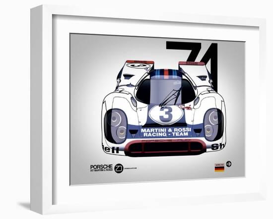 1971 Porsche 917-NaxArt-Framed Art Print