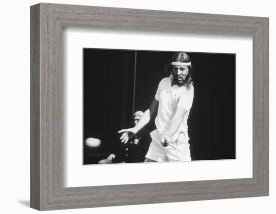 1971 Wimbledon: South African Tennis Player Ray Moore in Action-Alfred Eisenstaedt-Framed Photographic Print