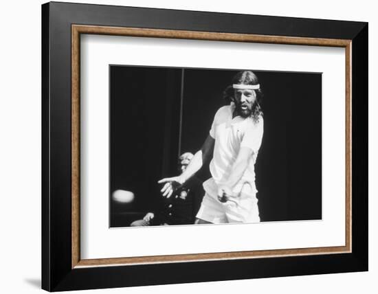 1971 Wimbledon: South African Tennis Player Ray Moore in Action-Alfred Eisenstaedt-Framed Photographic Print