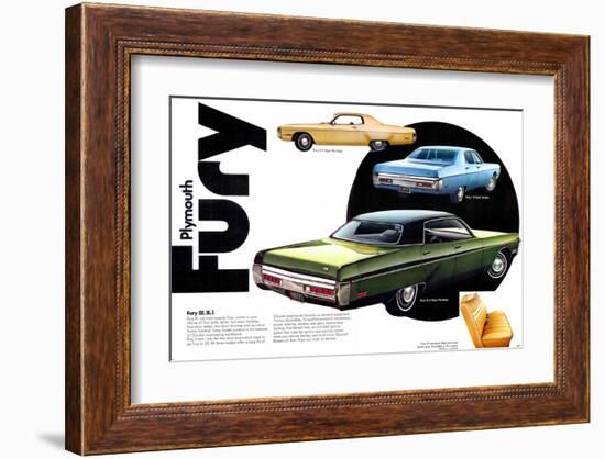 1972 Plymouth Fury III II & I-null-Framed Art Print