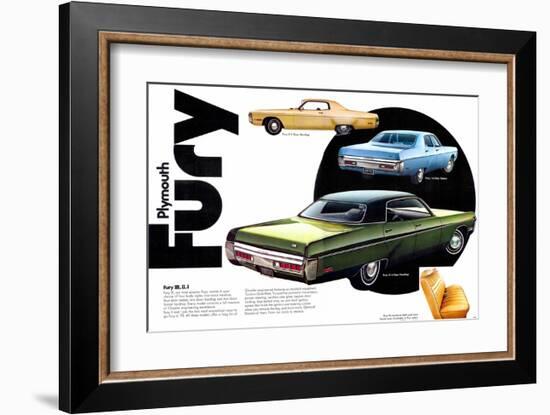 1972 Plymouth Fury III II & I-null-Framed Art Print