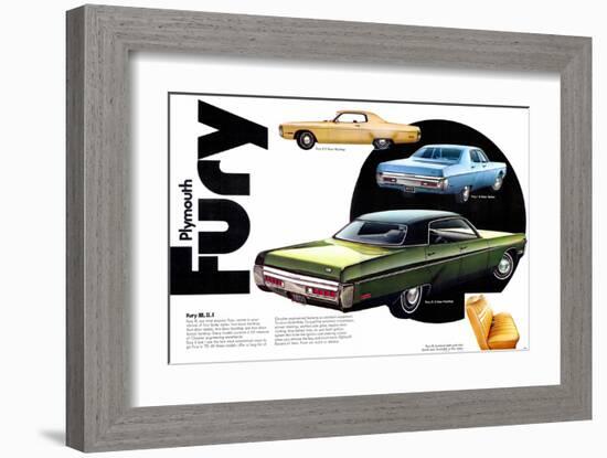 1972 Plymouth Fury III II & I-null-Framed Art Print