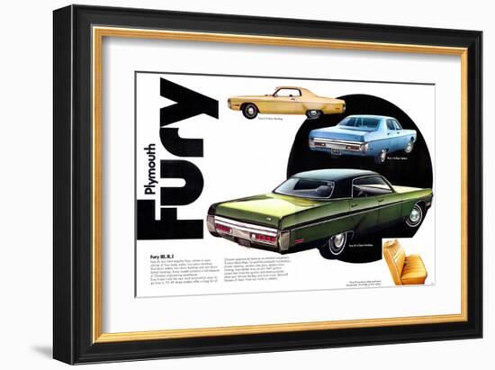 1972 Plymouth Fury III II & I-null-Framed Art Print