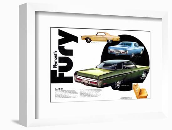 1972 Plymouth Fury III II & I-null-Framed Premium Giclee Print