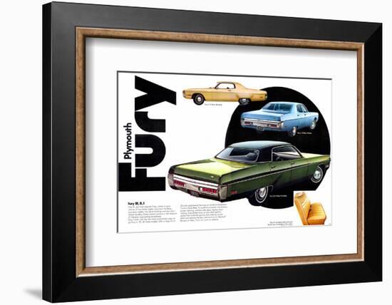 1972 Plymouth Fury III II & I-null-Framed Art Print