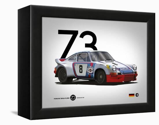 1973 Porsche Targa Florio-NaxArt-Framed Stretched Canvas