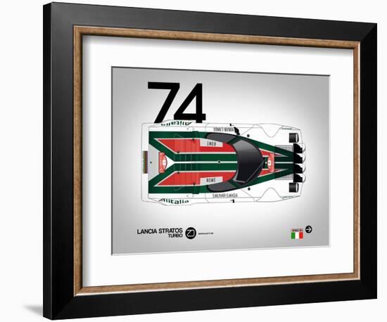 1974 Lancia Stratos Turbo-NaxArt-Framed Premium Giclee Print