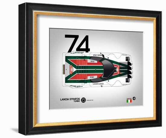 1974 Lancia Stratos Turbo-NaxArt-Framed Premium Giclee Print