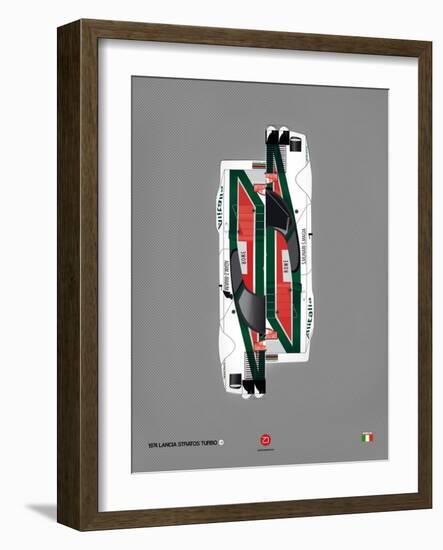 1974 Lancia Stratos-NaxArt-Framed Art Print