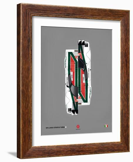 1974 Lancia Stratos-NaxArt-Framed Art Print