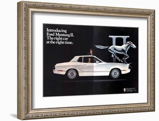 1974 Mustang at the Right Time-null-Framed Art Print
