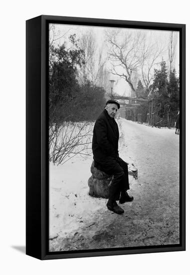 1975: Portrait of Albanian-Born American Photographer Gjon Mili (1904-1984), Romania-Gjon Mili-Framed Premier Image Canvas