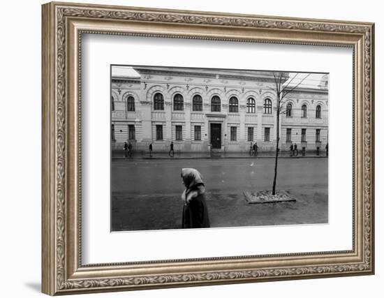 1975: Street in Romania-Gjon Mili-Framed Photographic Print