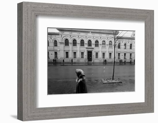 1975: Street in Romania-Gjon Mili-Framed Photographic Print