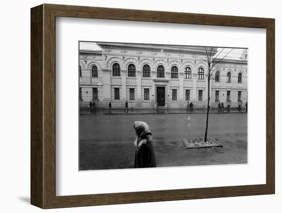 1975: Street in Romania-Gjon Mili-Framed Photographic Print