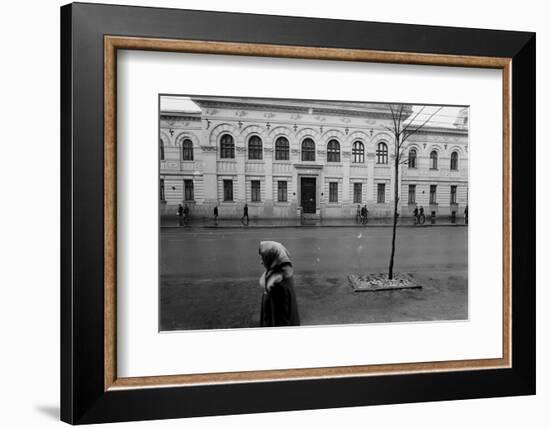 1975: Street in Romania-Gjon Mili-Framed Photographic Print