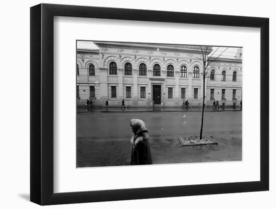 1975: Street in Romania-Gjon Mili-Framed Photographic Print