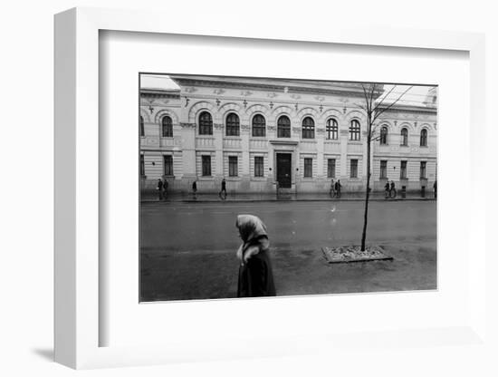 1975: Street in Romania-Gjon Mili-Framed Photographic Print