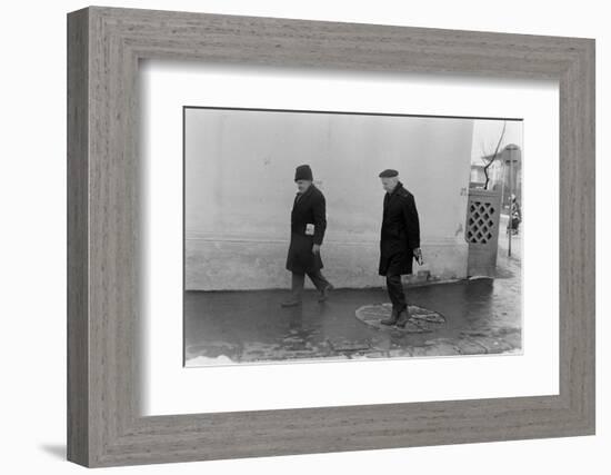 1975: View of Two Unidentified Members of Photographer Gjon Mili's Family, Romania-Gjon Mili-Framed Photographic Print