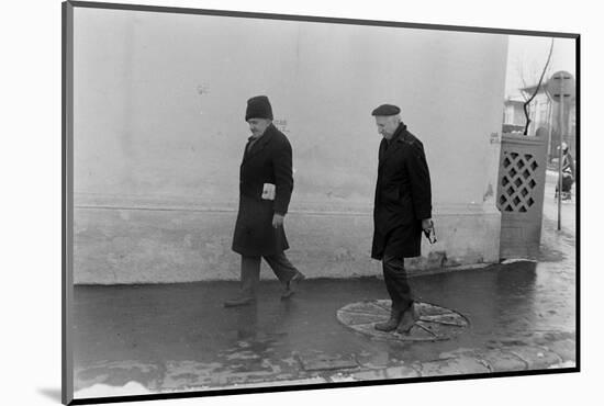 1975: View of Two Unidentified Members of Photographer Gjon Mili's Family, Romania-Gjon Mili-Mounted Photographic Print