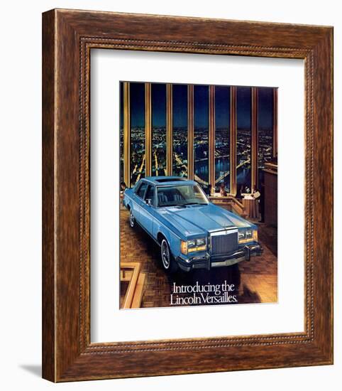 1977 the Lincoln Versailles-null-Framed Premium Giclee Print