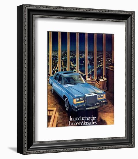 1977 the Lincoln Versailles-null-Framed Premium Giclee Print