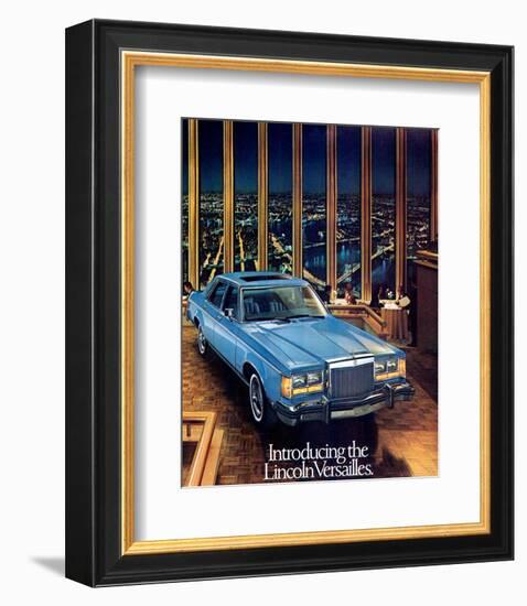 1977 the Lincoln Versailles-null-Framed Premium Giclee Print