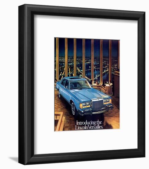 1977 the Lincoln Versailles-null-Framed Art Print