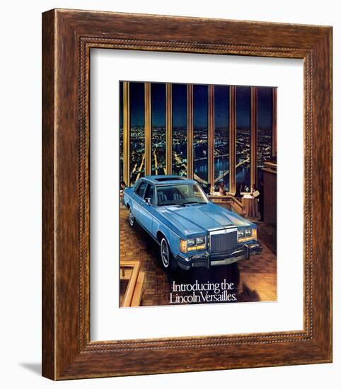 1977 the Lincoln Versailles-null-Framed Art Print