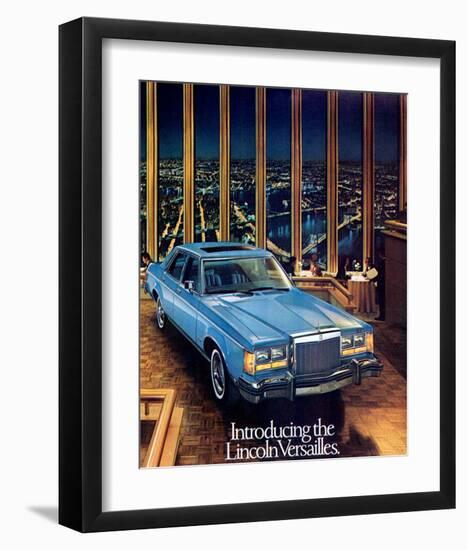 1977 the Lincoln Versailles-null-Framed Art Print