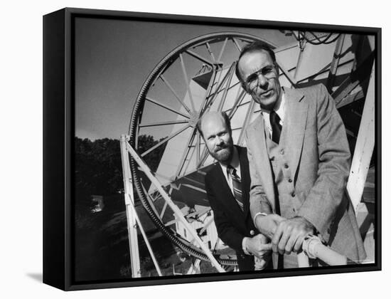 1978 Nobel Prize in Physics Winning Bell Telephone Labs Scientists Robert Wilson and Arno Penzias-Ted Thai-Framed Premier Image Canvas