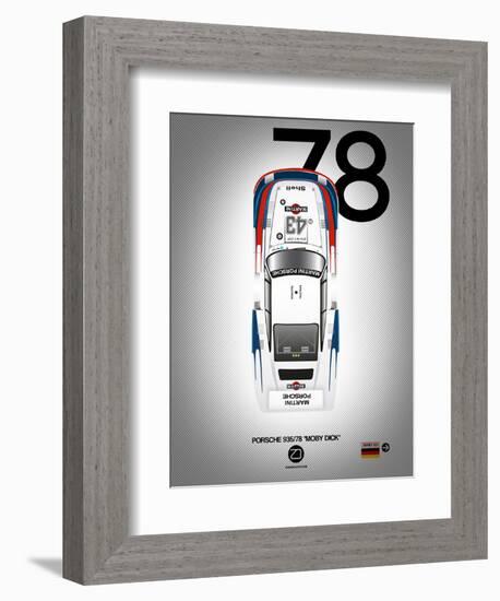 1978 Porsche 935/78 "Moby Dick"-NaxArt-Framed Premium Giclee Print