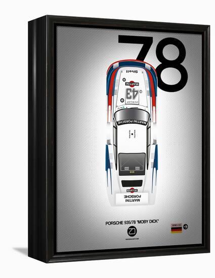 1978 Porsche 935/78 "Moby Dick"-NaxArt-Framed Stretched Canvas