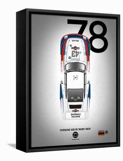 1978 Porsche 935/78 "Moby Dick"-NaxArt-Framed Stretched Canvas